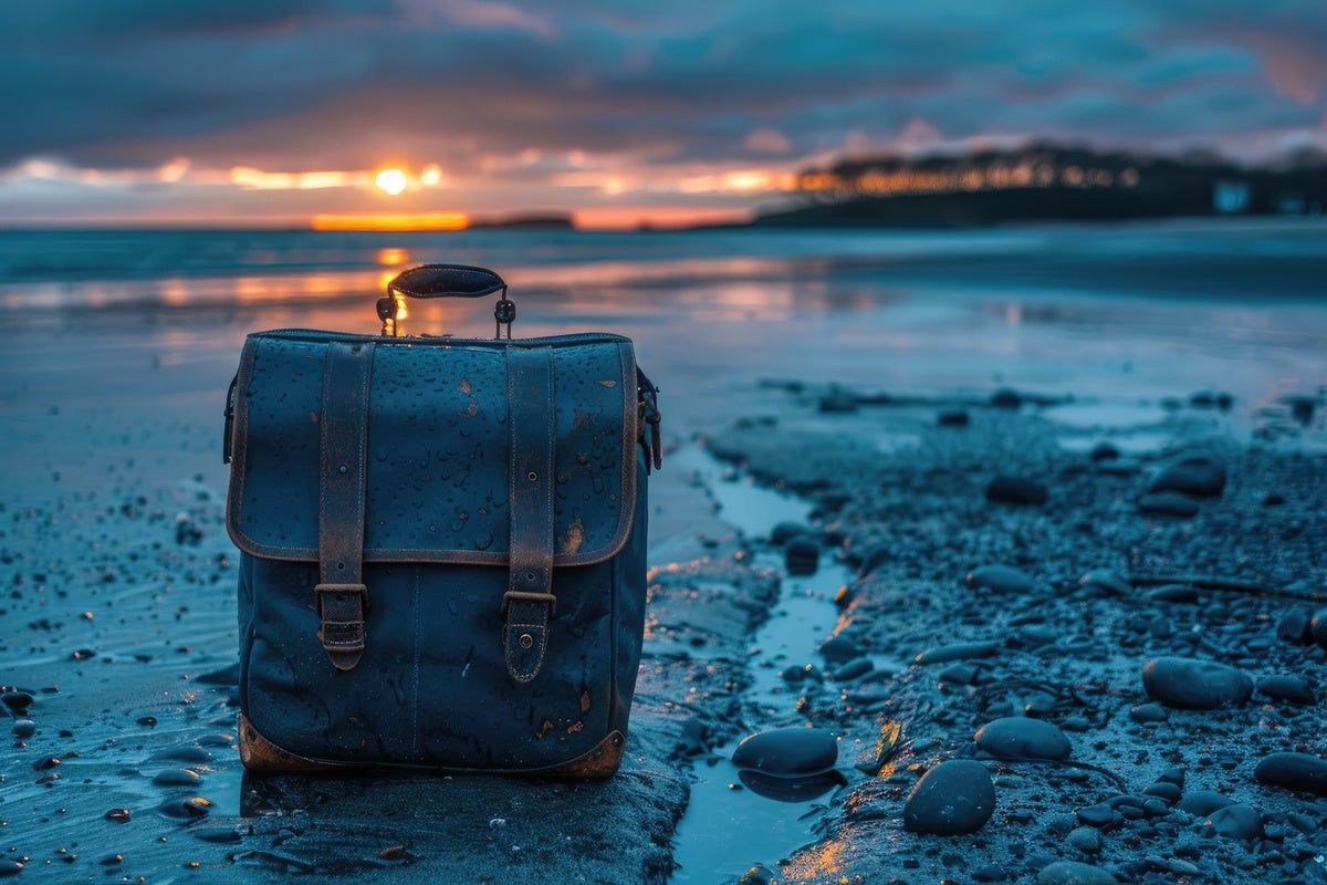 how to remove old water stains from leather bag